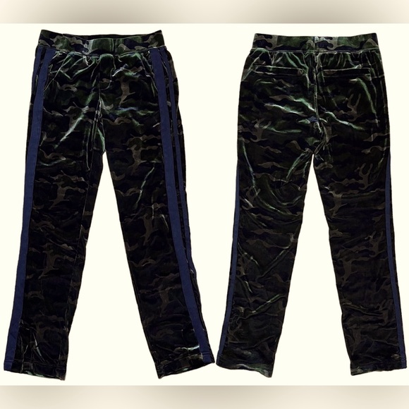 Pam & Gela Camouflage Velvet Track Pants in Sz XS/0 - Picture 1 of 15